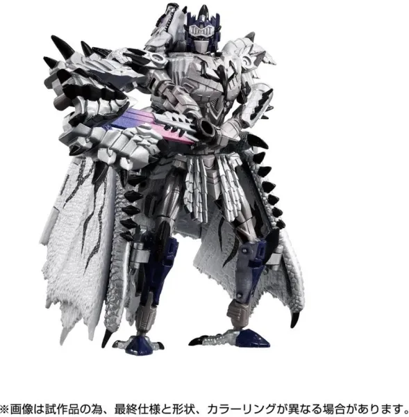 Figura hasbro transformers monster hunter silver rathalos prime