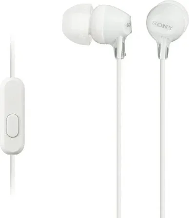 Auriculares con micrófono MDR-EX15AP Blanco