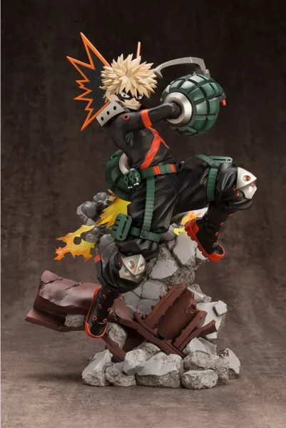 Figura kotobukiya my hero academia artfxj katsuki bakugo ver 2 bonus edition pvc escala 1 - 8 26 cm