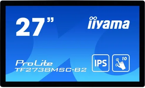 iiyama ProLite TF2738MSC-B2 monitor pantalla táctil 68,6 cm (27") 1920 x 1080 Pixeles Multi-touch Multi-usuario Negro