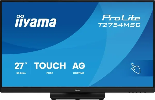 Monitor Iiyama Pantalla Táctil para Pc 68,6 Cm (27") 3840 X 2160 Pixeles 4K UHD LED Multitouch