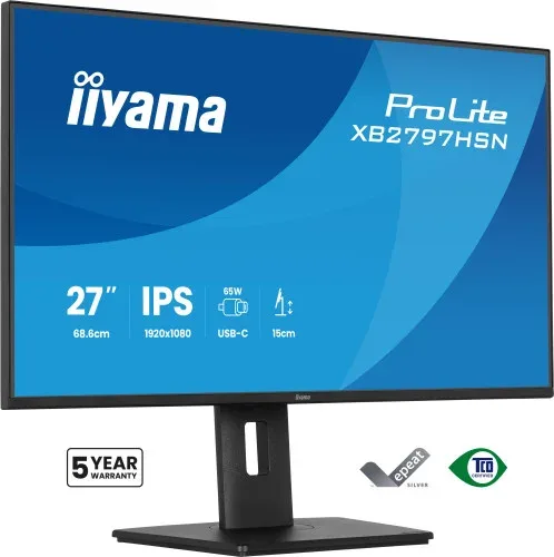 Monitor Iiyama, 27", IPS, 4-Side Slim Bezel 1920X1080 100Hz
