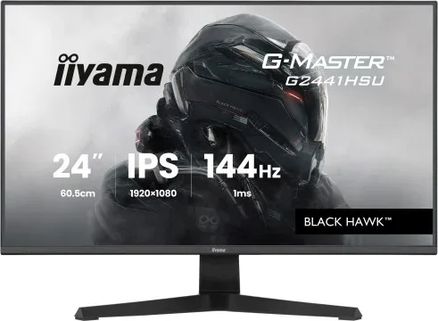 Monitor Iiyama 24 Pulgadas Resolucion Full HD (1920X1080), Panel IPS, 1 Ms (Mprt), 75 Hz, Brillo 250, Contraste 1000:1, HDMI, DisplayPort, Hub USB, Altavoces, Flicker Free, Low Blue Light.