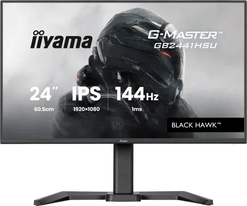 Monitor Iiyama 24 Pulgadas Resolución Full HD (1920X1080), Panel IPS, 1 Ms (Mprt), 100 Hz, Brillo 250, Contraste 1300:1, HDMI, DisplayPort, USB Hub, Altavoces, Soporte Ajustable, Flicker‑Free, Low Blue Light.
