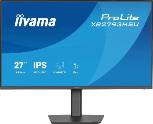 Monitor Iiyama Pantalla para Pc 68,6 Cm (27") 1920 X 1080 Pixeles Full HD LED Panel IPS Ergonómico HDMI DisplayPort USB