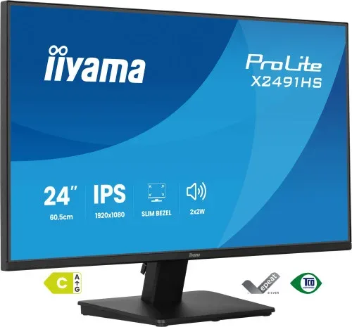 Monitor Iiyama, 24" IPS, 4-Side Slim Bezel 1920X1080 120Hz