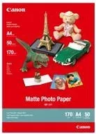 Papel canon mp - 101 foto mate a4 50 hojas