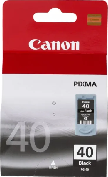 Cartucho tinta canon pg 40 negro 16ml pixma 1600 -  2200 -  2600 -  mp150 -  170 -  190 -  450 -  pg40