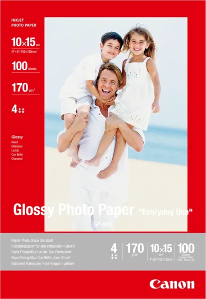 Papel fotografico canon gp - 501 10x15cm 100 hojas