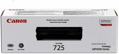 Toner canon 725 negro 1600 páginas lbp6000