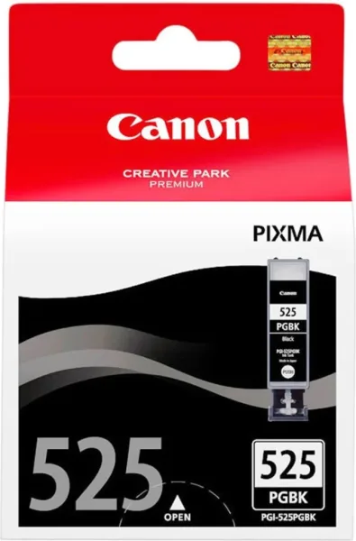 Cartucho tinta canon pgi 525 negro 19ml pixma ip4850 -  mg5150 -  mg5250 -  mg6150 -  mg8150
