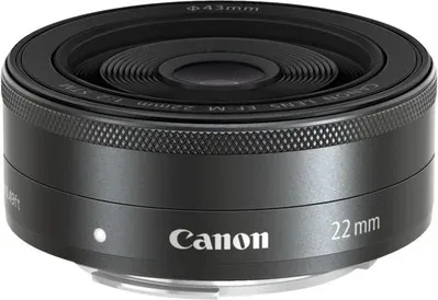 Objetivo canon ef - m 22mm f - 2.8 stm