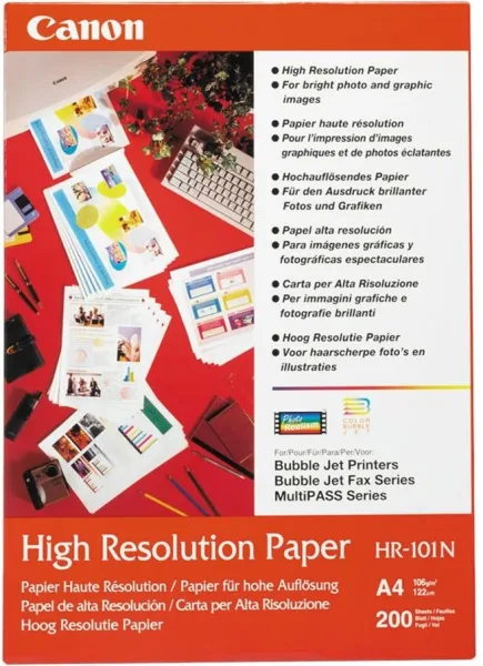 Papel canon hr - 101n a4 200 hojas