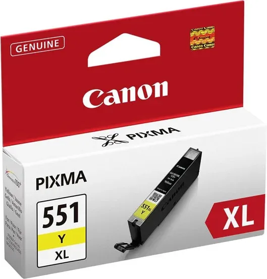 Cartucho tinta canon cli 551 xl amarillo mg6350 - mg5450