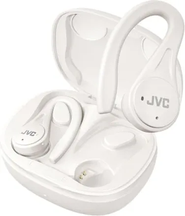Auriculares Bluetooth JVC HA-EC25T con estuche de carga/ Autonomía 7.5h/ Blancos