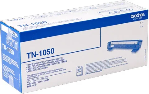 Toner brother tn - 1050 negro 1000 paginas dcp1510 -  1512 -  1512a -  hl1110* 1112a -  mfc1810 -  p - touch pt - 1810
