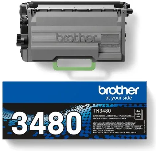 Toner brother negro tn3480 8000 paginas dcpl5500dn -  dcpl5500dnlt -  dcpl6600dw -  l5000d -  hl - l5100dn -  hl - l5100dnlt -  hl - l5200dw -  hl - l5200dwlt -  hl - l6300dw -  hl - l6300dwt -  hl - l6400dw -  hl - l6400dwt -  mfc - l5700dn -  mfc - l570