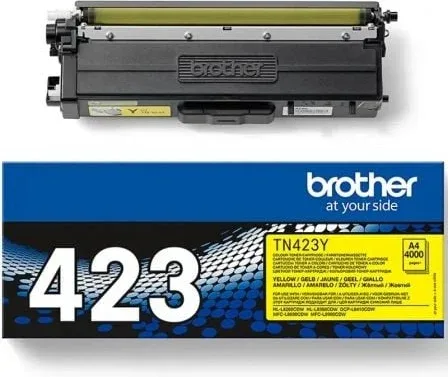 Tóner Original Brother TN-423Y Alta Capacidad/ Amarillo