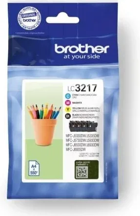 Cartucho de Tinta Original Brother LC3217VAL/ Multipack/ Negro/ Cian/ Magenta/ Amarillo