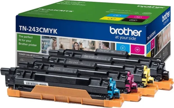 Tóner Original Brother TN-243CMYK Multipack/ Cian/ Magenta/ Amarillo/ Negro