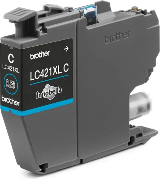 Cartucho tinta brother lc421xlc cian 500 paginas