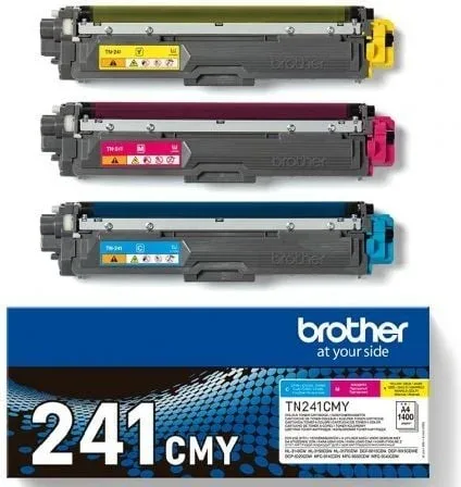 Tóner Original Brother TN241CMY Multipack/ Cian/ Magenta/ Amarillo