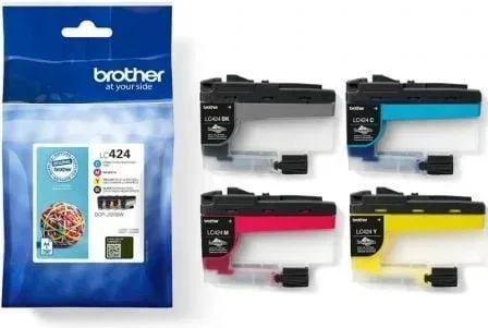 Cartucho de Tinta Original Brother LC424VAL/ Multipack/ Cian/ Magenta/ Amarillo/ Negro