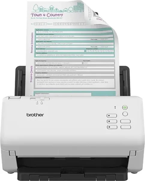 Brother Escáner ADS4300 Dúplex Red