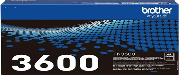 Tóner Original Brother TN3600/ Negro