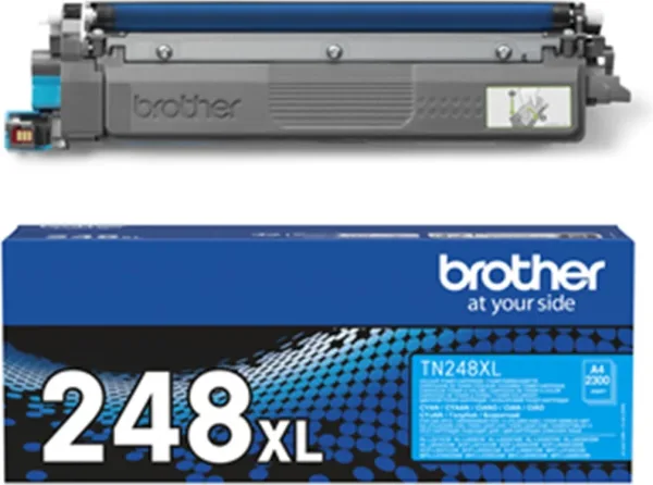 Tóner Original Brother TN248XLC Alta Capacidad/ Cian
