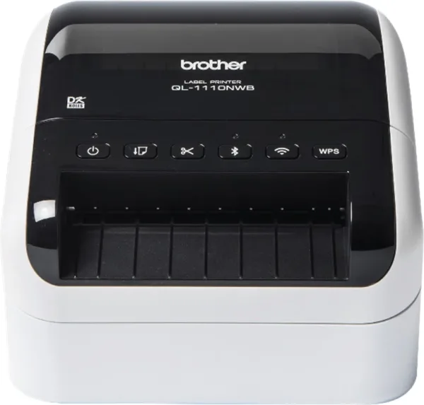 Impresora etiquetas brother ql - 1110nwbc 110mm -  USB -  red -  WiFi -  Bluetooth -  cortador automatico