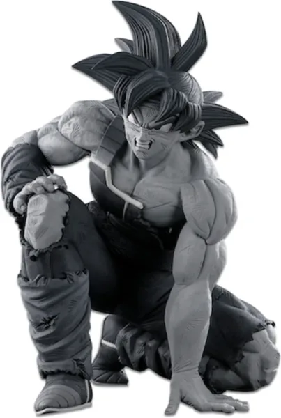 Figura banpresto dragon ball super bardock tones blanco & negro