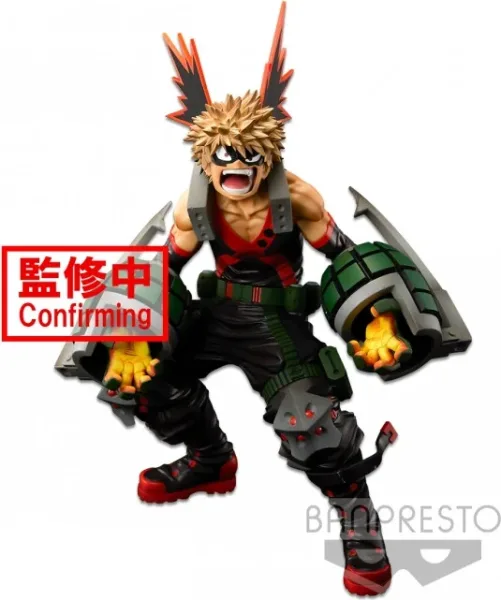 Figura banpresto my hero academia katsuki bakugo wfc super master the brush