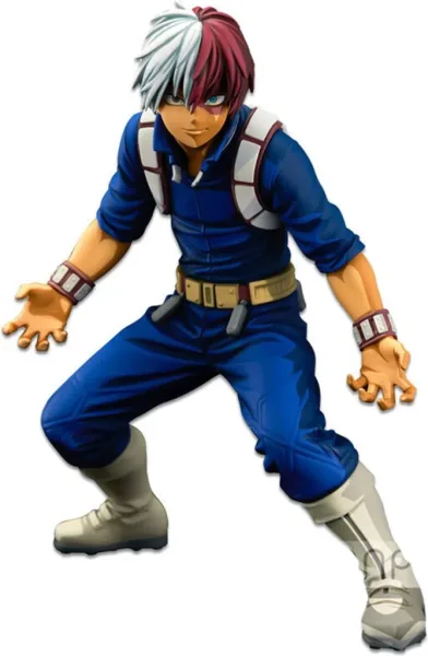 Figura banpresto my hero academia shoto todoroki wfc super master stars piece two dimensions