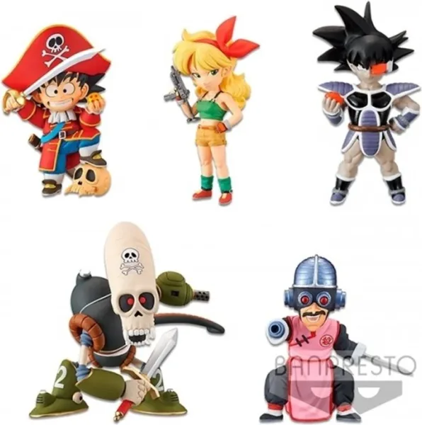Figura banpresto dragon ball world collectable treasure rally vol.3 1 unidad aleatoria