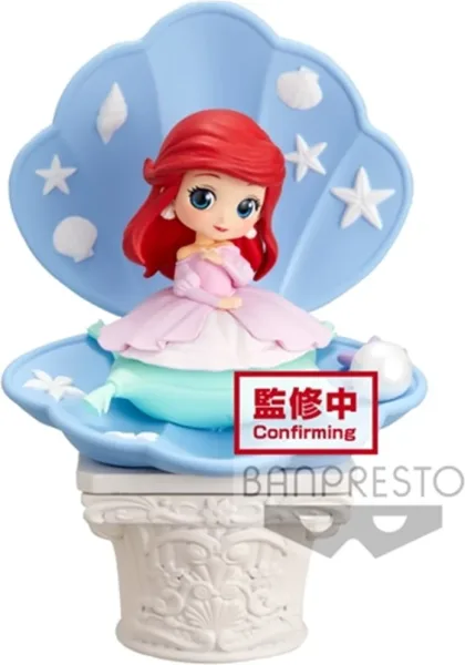 Figura banpresto q posket disney la sirenita ariel vestido rosa ver. a