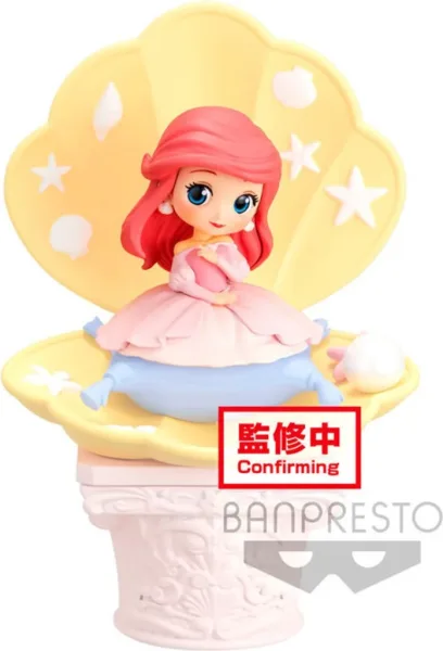 Figura banpresto q posket disney la sirenita ariel vestido rosa ver. b