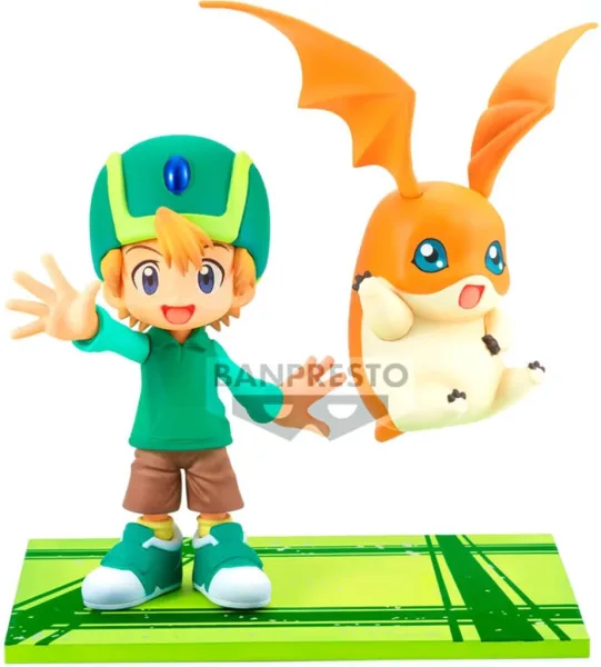 Figura banpresto digimon adventure dxf adventure archives takeru & patamon