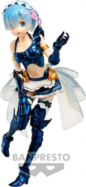Figura banpresto re:zero  chronicle exq -  rem vol.4 maid armour ver.