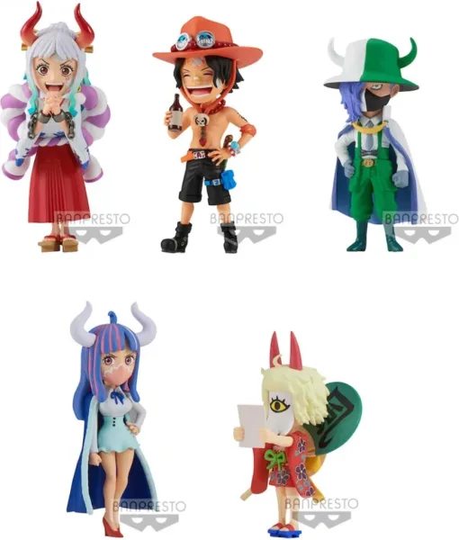 Figura banpresto one piece world collectable wanokuni onigashima unidad aleatoria