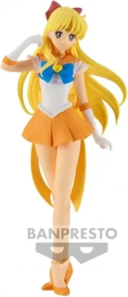 Figura banpresto pretty guardian sailor moon eternal glitter & glamorous super sailor venus minako aino 14cm