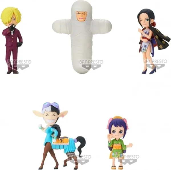 Figura banpresto one piece world collectable figure - wanokuni onigashima 5 -  4 - 7cm 1 unidad aleatoria