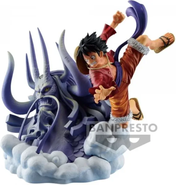 Figura banpresto one piece dioramatic monkey d.luffy the brush 20cm