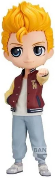Figura banpresto q posket tokyo revengers takemichi hanagaki - plain clothes ver.a 14cm