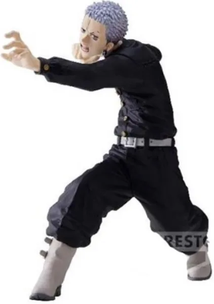 Figura banpresto tokyo revengers king of artist takashi mitsuya 16cm