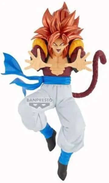 Figura banpresto dragon ball gt blood of saiyans gogeta super saiyan 4 16cm