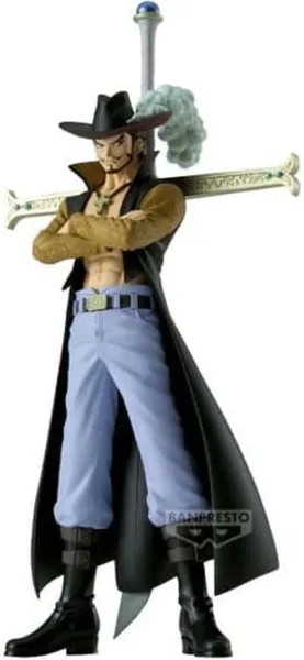 Figura banpresto one piece dxf the grandline series dracule mihawk 17cm