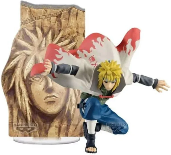 Figura banpresto naruto shippuden panel spectacle minato namikaze 7cm