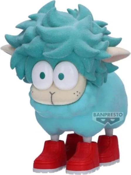 Figura banpresto my hero academia fluffy puffy deku sheep 7cm