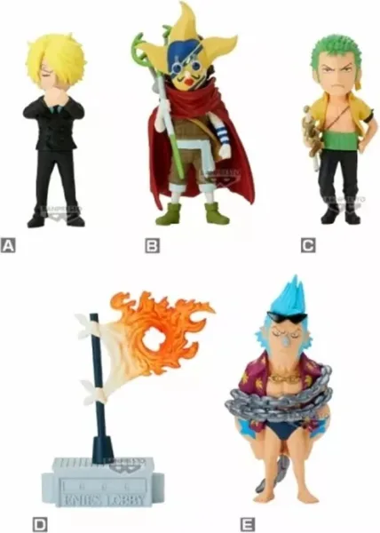 Figura banpresto one piece world collectable enies lobby 2 unidad aleatoria